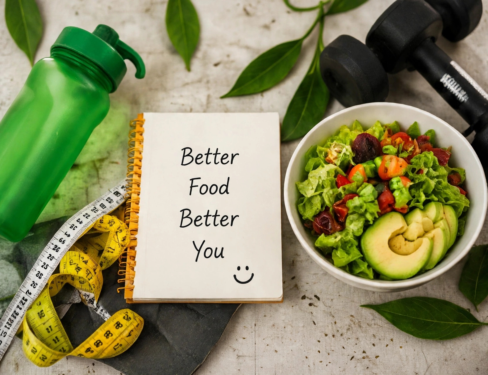 Healthy food and balanced nutrition